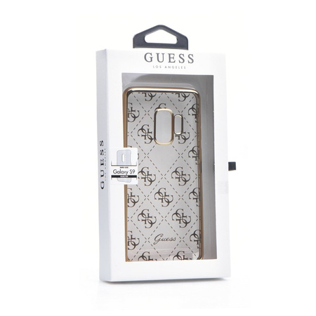 Etui Guess Samsung S9 Plus złote- transparent GUHCS9LTR4GG