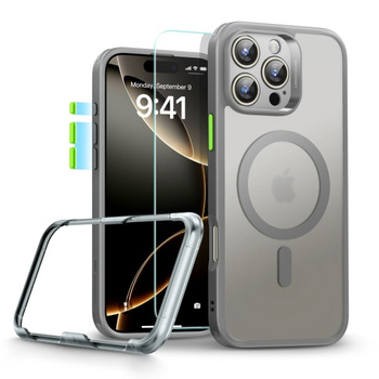 ESR CH Halolock Magsafe iPhone 16 Pro frosted grey