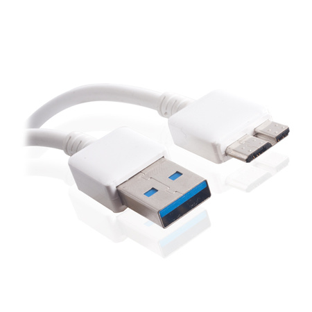 Kabel USB micro usb CA-101 usb3.0 biały