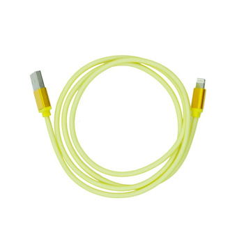 Kabel iPhone 5/6 metal złoty