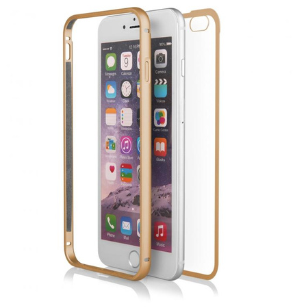 Bumper Acrylic iPhone 5 5s złoty