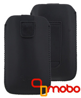 Etui Slim czarne skóra HQ Nokia E52 C5 X2 C3-01 C2-01