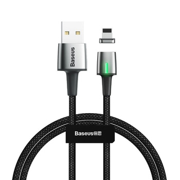 Baseus kabel magnetyczny ZINC lightning 1m 2.4A czarny