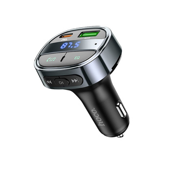Hoco transmiter FM E70 + 3xUSB ( USB + QC 18W + PD 30W )