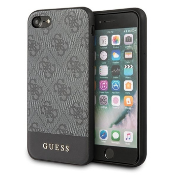 Etui Guess iPhone 7/8/SE2 szary hard case 4G Stripe Collection GUHCI8G4LGR