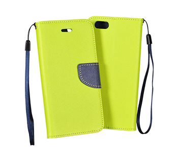 Kabura Book Fancy Samsung S8 Plus limonkowo-granatowa