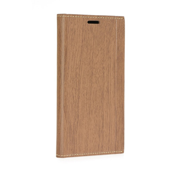 Kabura Smart WOOD iPhone X brązowa