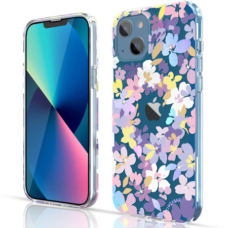 Etui KINGXBAR iPhone 13 Pro Max z kryształami Swarovskiego Brilliant fioletowe