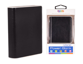 Power Bank 12500mAh czarny