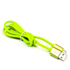 Kabel USB micro USB silikonowy zielony 100cm eXtreme style
