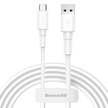 Baseus kabel Mini White usb typ C 3A 100cm biały