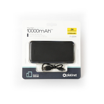 Power Bank PLATINET 10000mAh czarny PMPB10T polymer