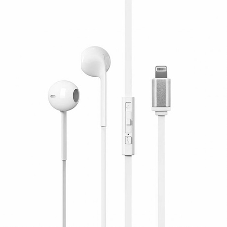 Vidvie zestaw słuchawkowy stereo do iPhone / lightning biały
