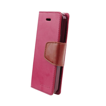 Etui Mercury Sonata Samsung S4 wino/brąz i9500