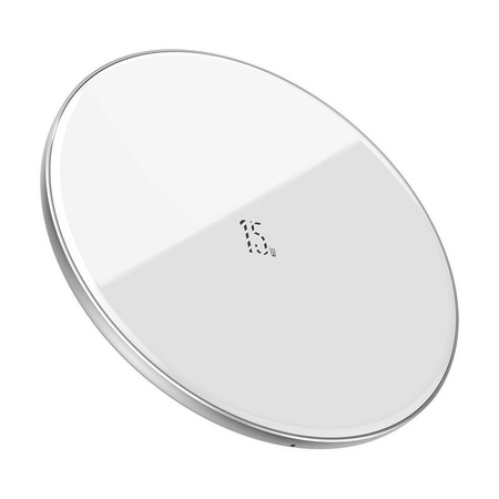 Baseus ładowarka indukcyjna Simple 15W srebrna