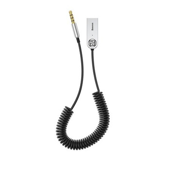 Baseus adapter audio bluetooth 5.0 USB + AUX czarny (BA01)