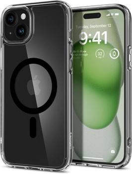 Spigen Ultra Hybrid z MagSafe iPhone 15 black