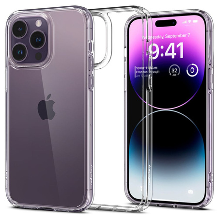 Spigen Ultra Hybrid iPhone 14 Pro Max crystal clear