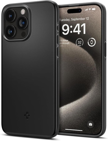 Spigen Thin Fit iPhone 15 Pro Max black