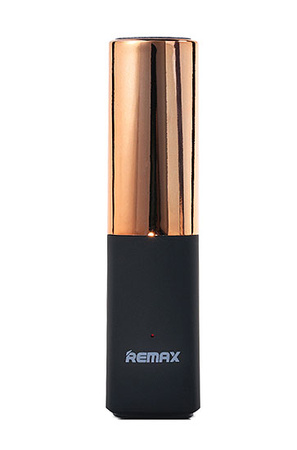 Power Bank Remax Szminka złoty 2400mAh