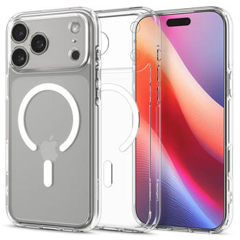 Spigen Ultra Hybrid z MagSafe iPhone 17  Pro Max clear / white