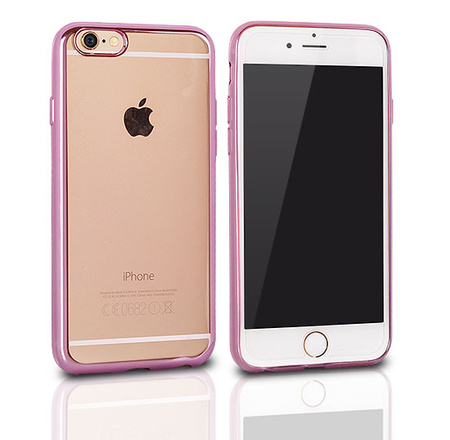 Etui Clear Case iPhone 6+ 5,5" różowe