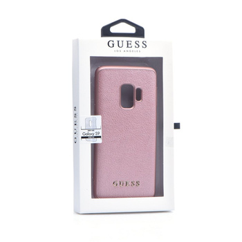 Etui Guess Samsung S9 różowo-złote hard case Iridescent GUHCS9IGLRG