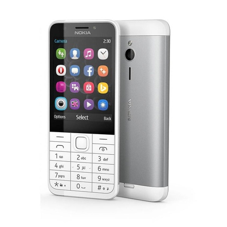 Nokia 230 biało - srebrny