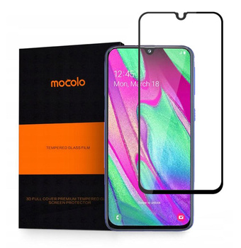 Mocolo TG+5D szkło hartowane Samsung A10 full glue black