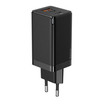 Baseus ładowarka sieciowa GaN2 Pro 2 x usb PD + 1 x usb QC 65W czarna