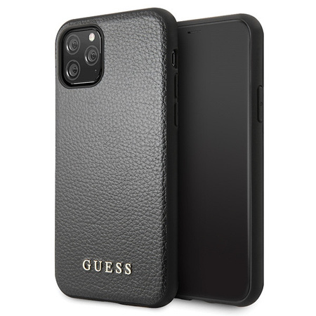 Etui Guess iPhone 11 Pro czarny hard case Iridescent GUHCN58IGLBK