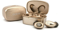 Słuchawki Bluetooth Guess złote TWS + stacja dokująca  GUTWSJL4GGO