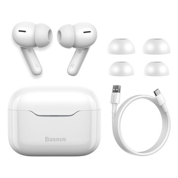 Baseus słuchawki bezprzewodowe bluetooth 5.0  S1 białe