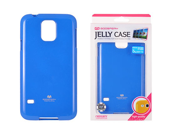 Etui Mercury Jelly Samsung S5 niebieski SM-G900