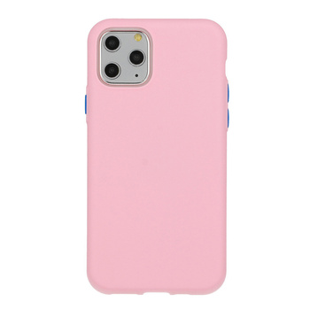 Etui Satin Matt iPhone 12 Mini jasnoróżowy