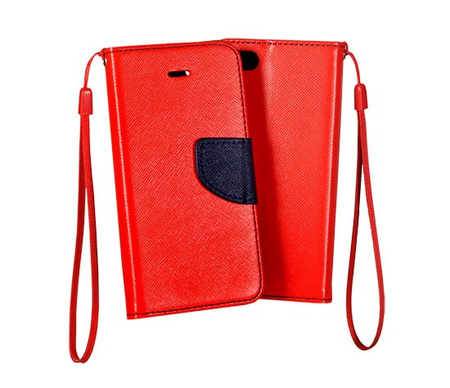 Kabura Book Fancy Huawei Y6 2018 czerwono-granatowa