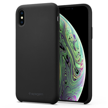 Spigen Silicone Fit iPhone X/XS black