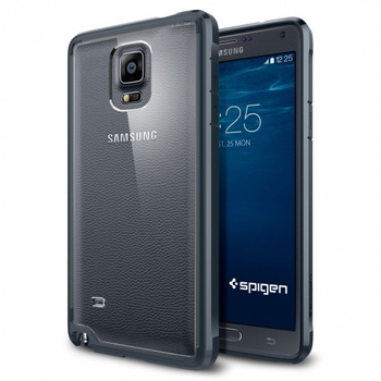 Spigen Ultra Hybrid Samsung Note 4 metal slate