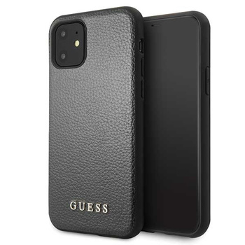 Etui Guess iPhone 11 czarny hard case Iridescent GUHCN61IGLBK