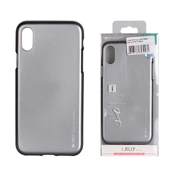 Etui Mercury i-Jelly iPhone 6 4,7" szare / bez wycięcia na logo