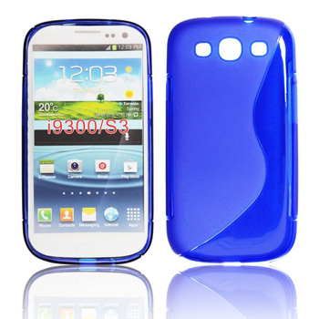 Futerał Back Case Samsung i9300 wzór S Galaxy S3 niebieski