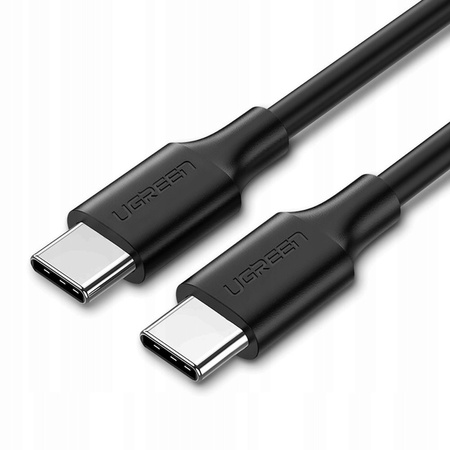 Ugreen kabel 2xusb typ C Power Delivery czarny 50cm