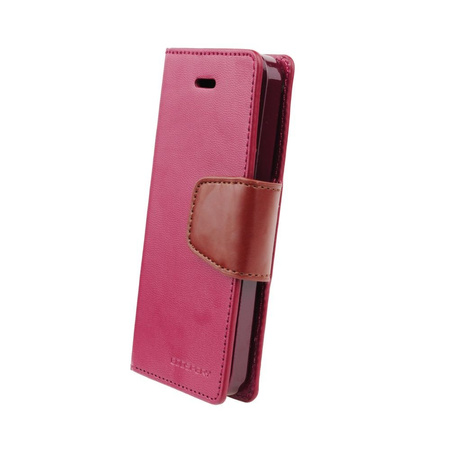 Etui Mercury Sonata Samsung S4 wino/brąz i9500