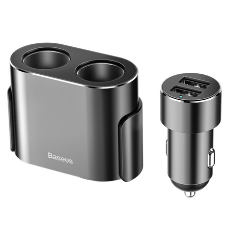 Baseus rozdzielacz zaplaniczki + 2 x USB 3.1A