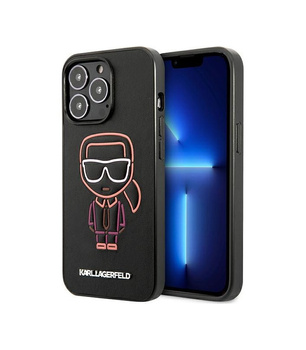 Etui Karl Lagerfeld iPhone 13 Pro multicolor hard case Karl Ikonik Outline KLHCP13LTUOK