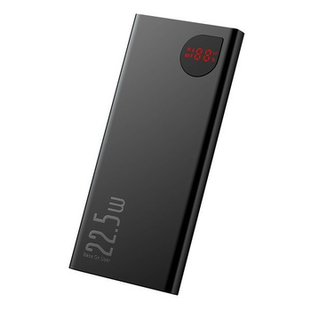 Baseus Power Bank 10000mAh / 22.5W z wyświetlaczem 2 x USB + QC 3.0 + PD czarny