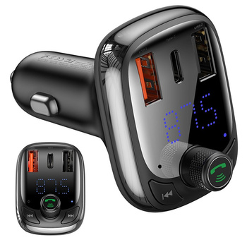 Baseus transmiter FM S-13 + 3xUSB 36W QC + PD + USB