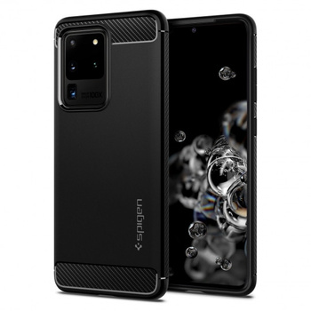 Spigen Rugged Armor Samsung S20 Ultra matte black
