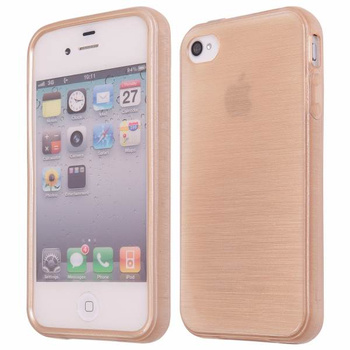 Metallic Jelly iPhone 4 złoty