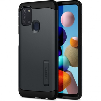 Spigen Tough Armor Samsung A21s metal slate